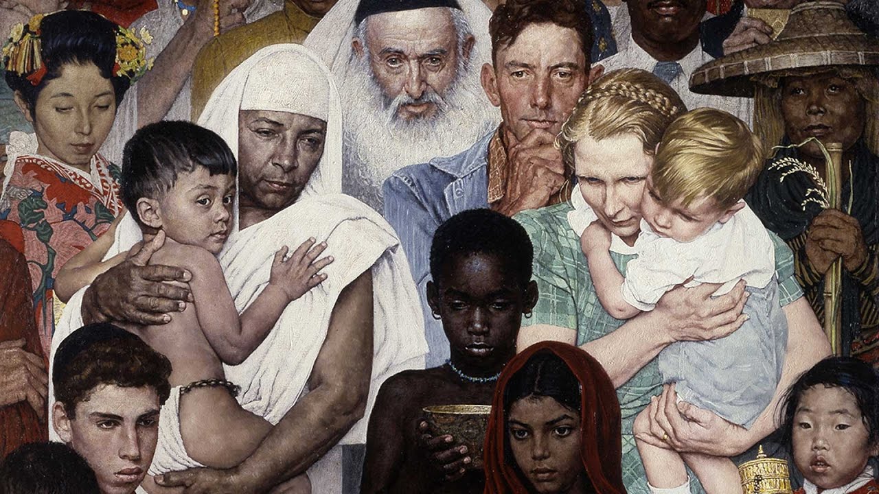 1280x720 Norman Rockwell Paintings In Song - Norman Rockwell Painting