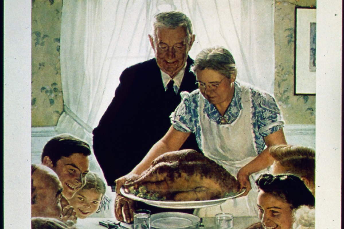 1200x800 The American Spirit Of The Norman Rockwell's Thanksgiving Painting - Norman Rockwell Painting