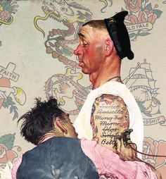 236x254 Norman Rockwell Norman Rockwell Quotes,villages Amp Prints - Norman Rockwell Sailor Painting