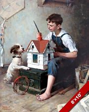 180x225 Norman Rockwell Painting Ebay - Norman Rockwell Veterinarian Painting