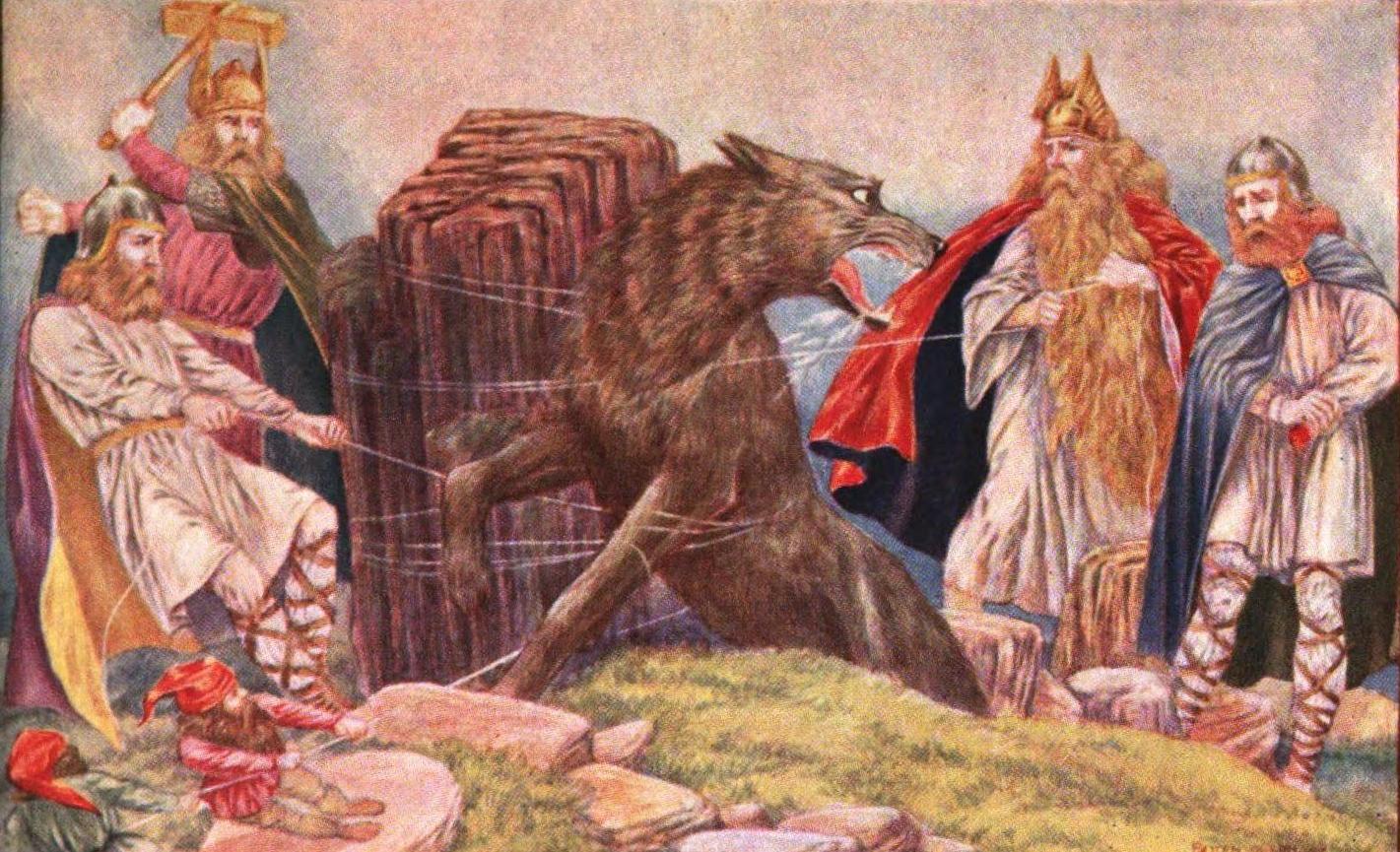 1421x865 Norse Mythology Audiobook The Children Of Odin - Norse Painting