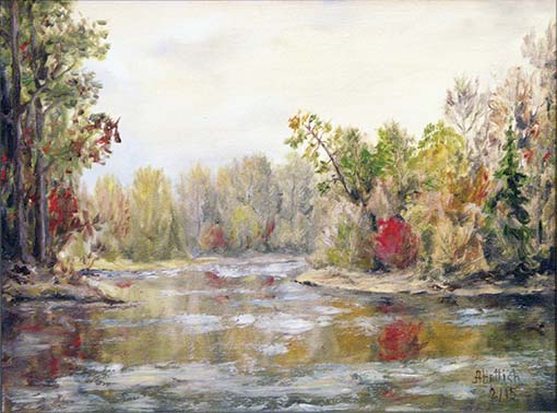 510x378 North Dakota Museum Of Art 2015 Autumn Art Auction Artwork - North Dakota Painting