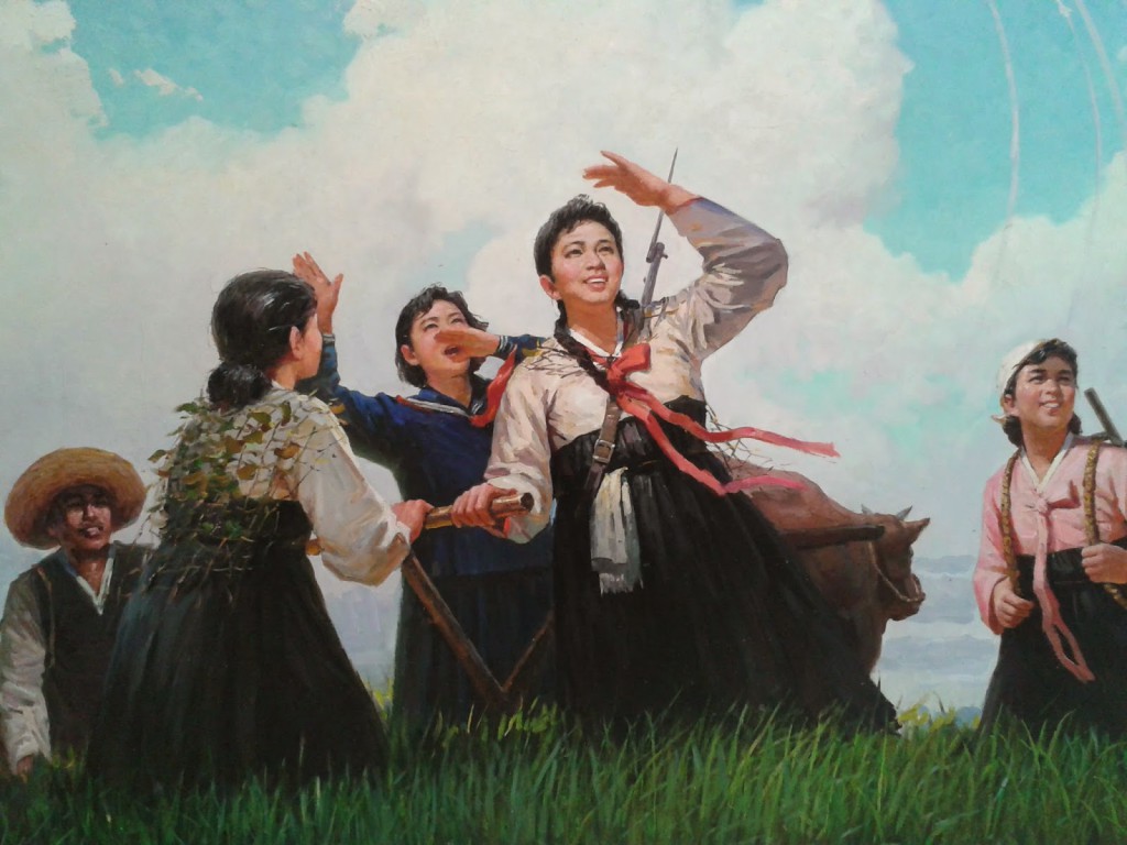 1024x768 The Kim Utopia Paintings From North Korea - North Korean Painting