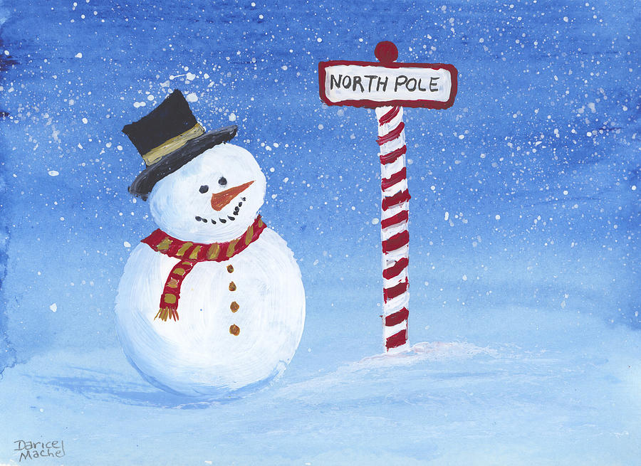 North Pole Painting at PaintingValley.com | Explore collection of North