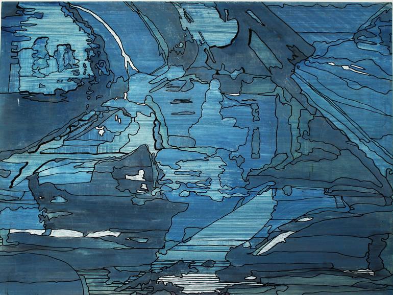 770x577 Saatchi Art Night - North Pole Painting