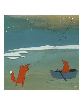 340x432 Bring You The North Star Fine Art Print By Kristiana Parn - North Star Painting