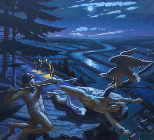 530x481 Home Northern Star Gallery Modern Riffs On Ancient Mythology - North Star Painting