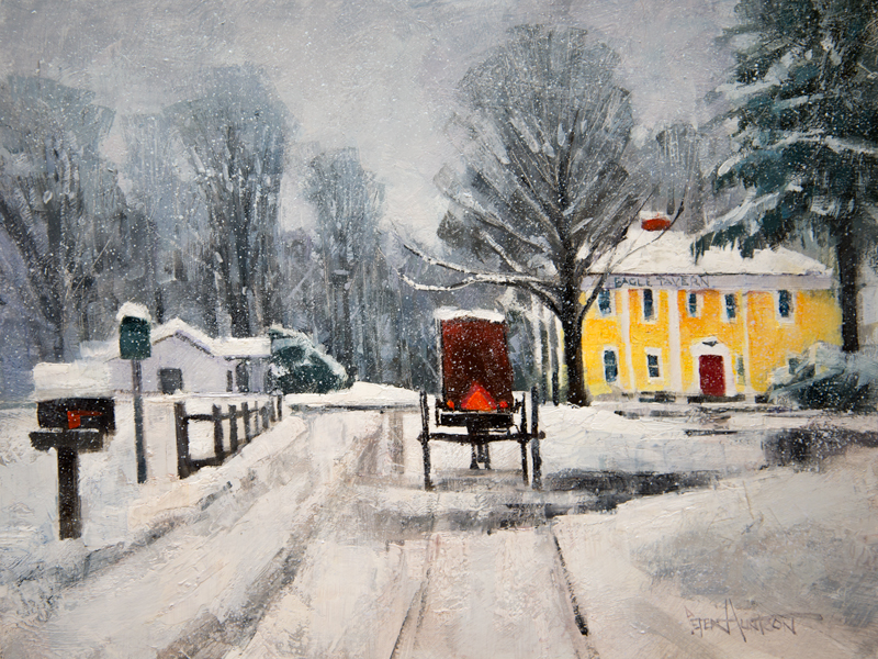800x600 East Poultney Noreaster A Painting By Vermont Artist Peter Huntoon - Northeaster Painting