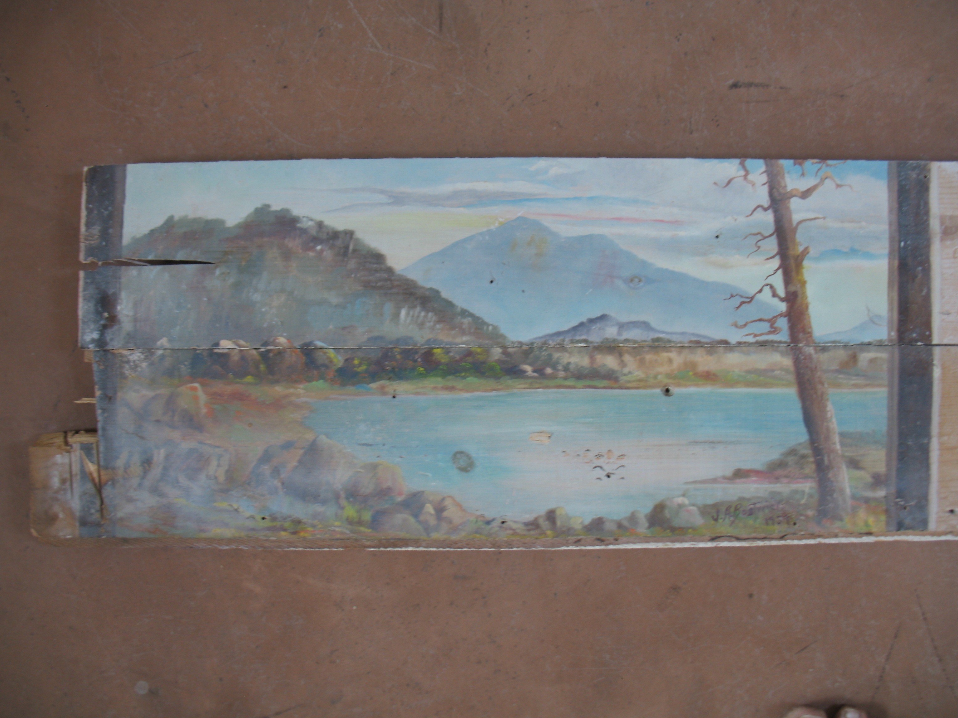 3072x2304 Looking For J.a. Bostwick Simple Scene, Complicated Backstory - Northern Arizona Painting