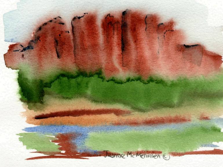 770x579 Saatchi Art Abstract Of Northern Arizona Painting By Jeanne Mcmenimen - Northern Arizona Painting