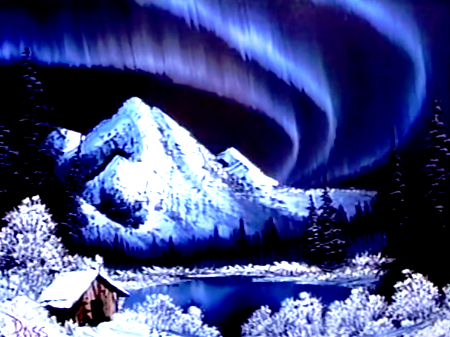 450x337 Northern Lights - Northern Lights Painting