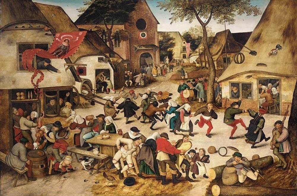 1000x661 Northern Renaissance Pieter Brueghel The Kermesse Of St George - Northern Renaissance Painting