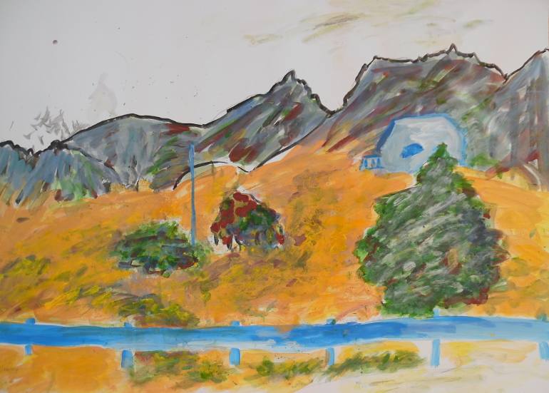 770x551 Saatchi Art Lofoten, Norway Painting By Matilde Zijp - Norway Painting