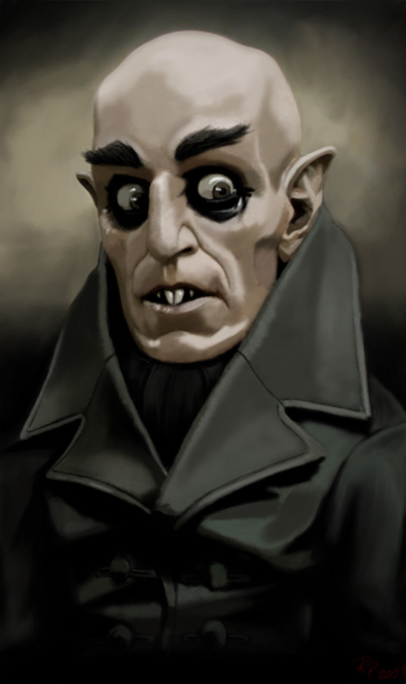 800x1348 Nosferatu By Rachaurux - Nosferatu Painting
