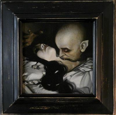 400x394 Steve Lawson Nosferatu Paintings - Nosferatu Painting