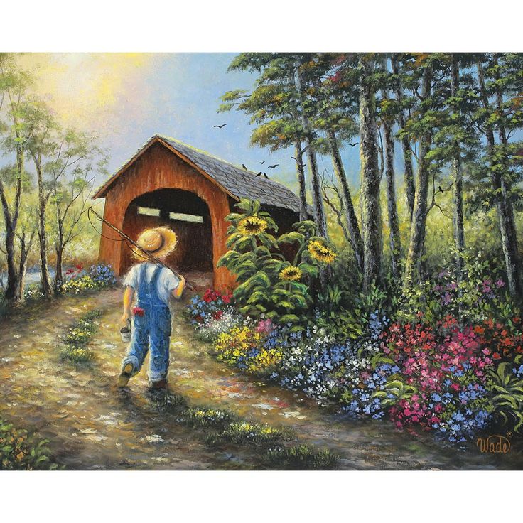 736x736 The 202 Best It's Puzzling Images On Puzzle 1000 - Nostalgic Summer Painting