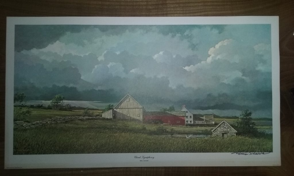 1024x614 How To Tell If An Eric Sloane Painting Is Real Or A Print Eric - Nostalgic Summer Painting