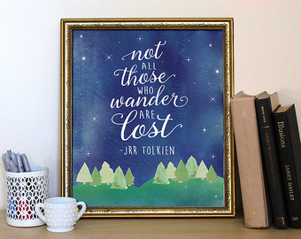 Not All Who Wander Are Lost Painting At Paintingvalley Com