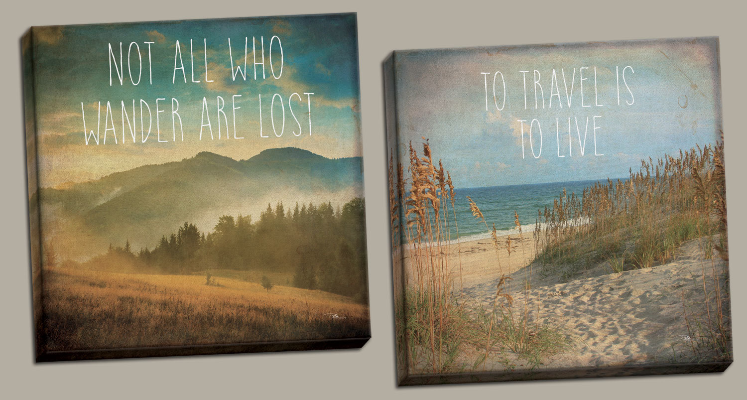 1500x803 Latitude Run - Not All Who Wander Are Lost Painting