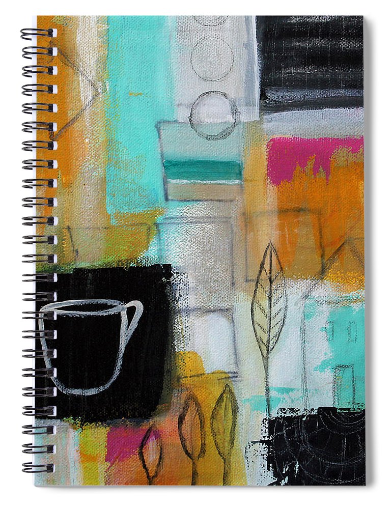 770x1000 Rituals Contemporary Abstract Painting Spiral Notebook For Sale - Notebook Painting