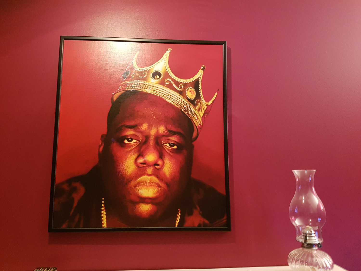 1500x1125 Notorious B.i.g. As Seen In Luke Cage - Notorious Big Crown Painting