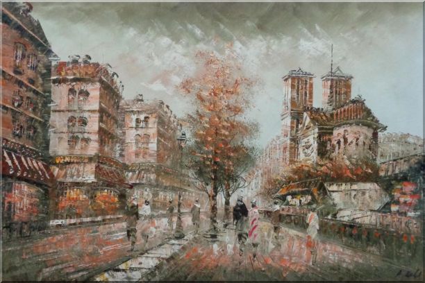 Notre Dame Cathedral Painting at PaintingValley.com | Explore ...