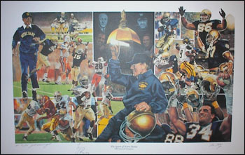 350x221 Wrainwright - Notre Dame Football Painting