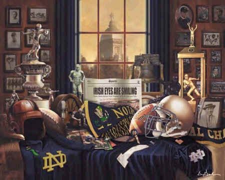450x360 Haily Frazier (Hailyfrazier) - Notre Dame Football Painting
