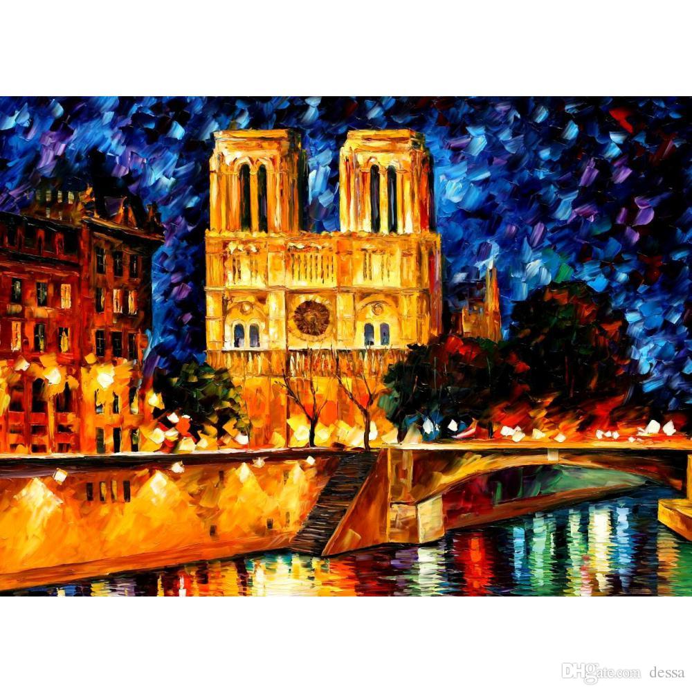 Notre Dame Painting at PaintingValley.com | Explore collection of Notre ...