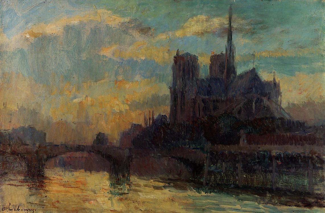 1142x749 Notre Dame De Paris 2 - Notre Dame Painting