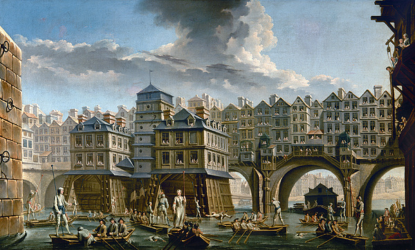 600x362 Paris Pont Notre Dame Painting By Granger - Notre Dame Painting