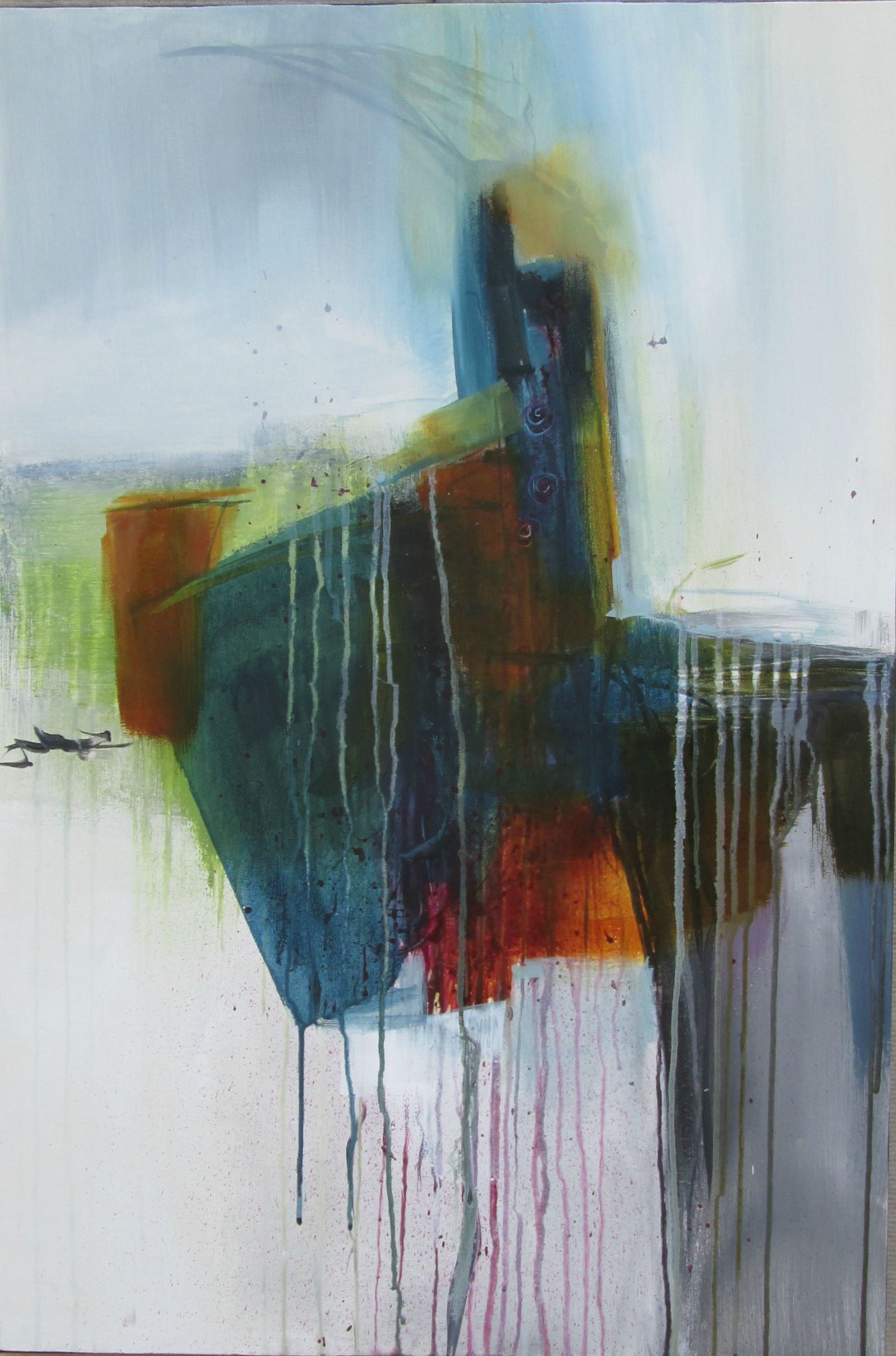 1378x2086 Remember The Bossa Nova New Abstract Painting. Jane Robinson - Nova Painting