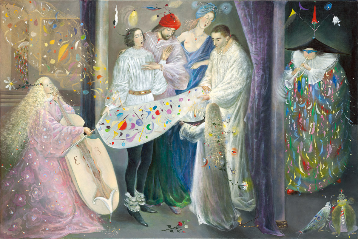 1200x801 The Art Of Annael (Anelia Pavlova) Musica Nova (Painting) - Nova Painting