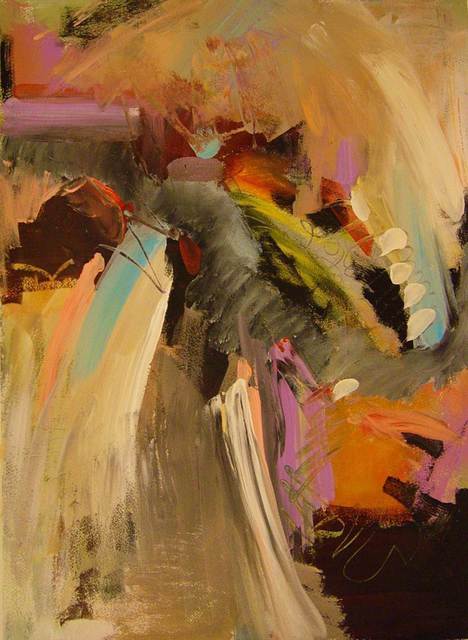 468x640 Bianka Guna Artwork Bossa Nova Original Painting Acrylic - Nova Painting