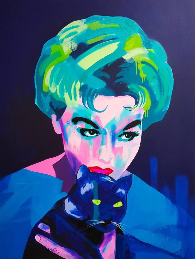 770x1022 Saatchi Art Kim Novak Painting By Tim Fowler - Novak Painting