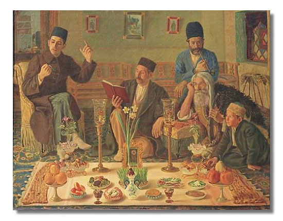 550x430 Nowruz Persian New Year 1935 - Nowruz Painting