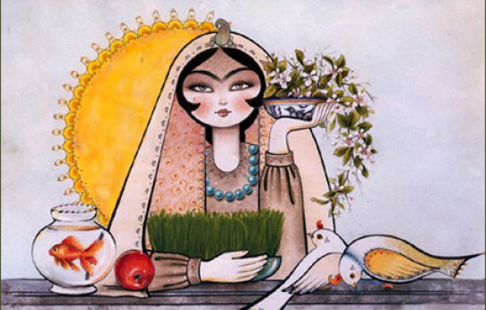 542x346 Norooz Learn Persian With Chai And Conversation - Nowruz Painting