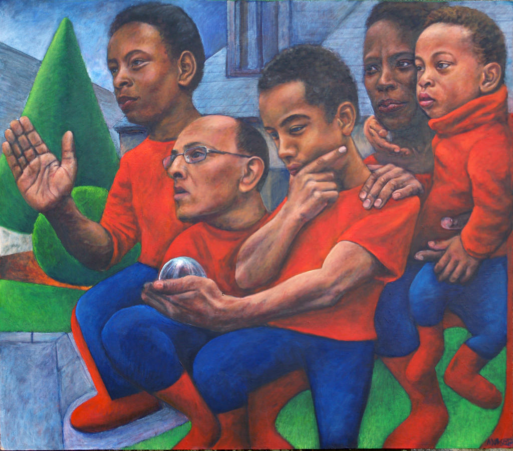 1024x900 Les Jaques ,or Nuclear Family Vs It Will Look Nice - Nuclear Family Painting