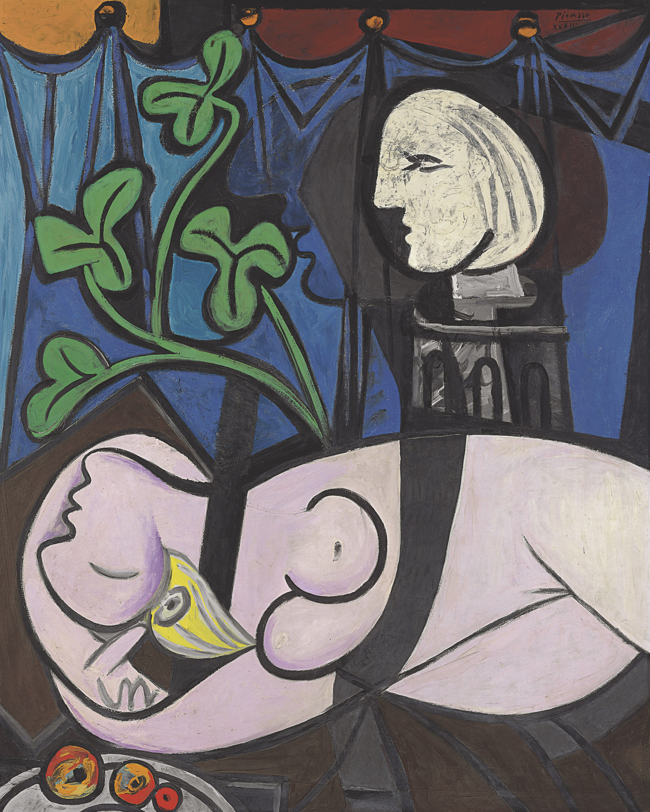 2216x2767 Pablo Picasso (1881 1973) Nude, Green Leaves And Bust 20th - Nude Green Leaves And Bust Painting