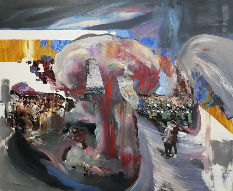 770x631 Saatchi Art Dreaming Till The End (Number 1) Painting By Liviu Mihai - Number 1 Painting