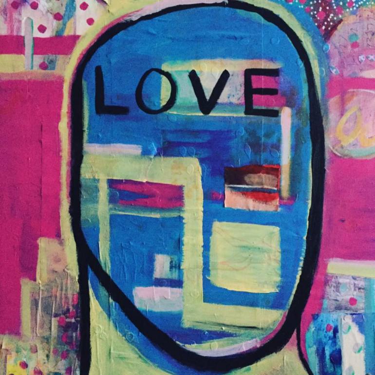770x770 Saatchi Art Love Number 1. Painting By Alexander Tempel - Number 1 Painting