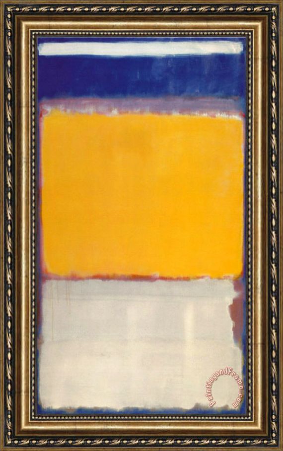 570x910 Mark Rothko Number 10 1950 Framed Painting For Sale - Number 10 Painting