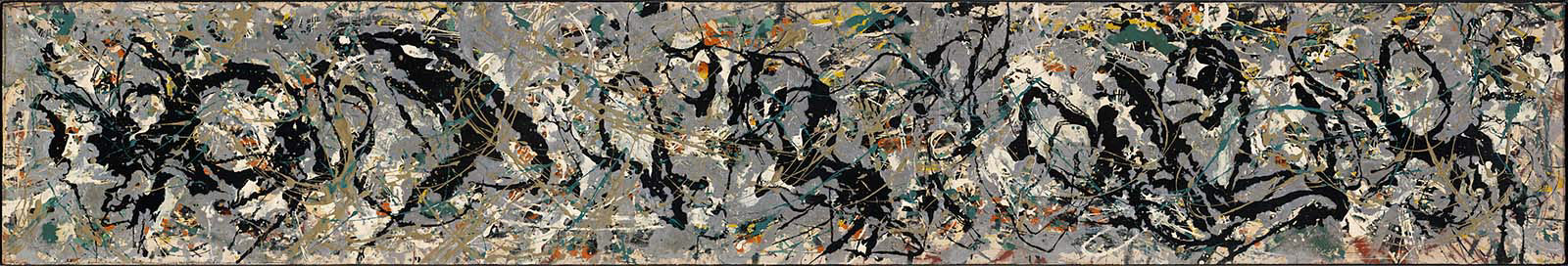 1600x272 Pollock, Jackson Fine Arts, After 1945 In America The Red List - Number 10 Painting