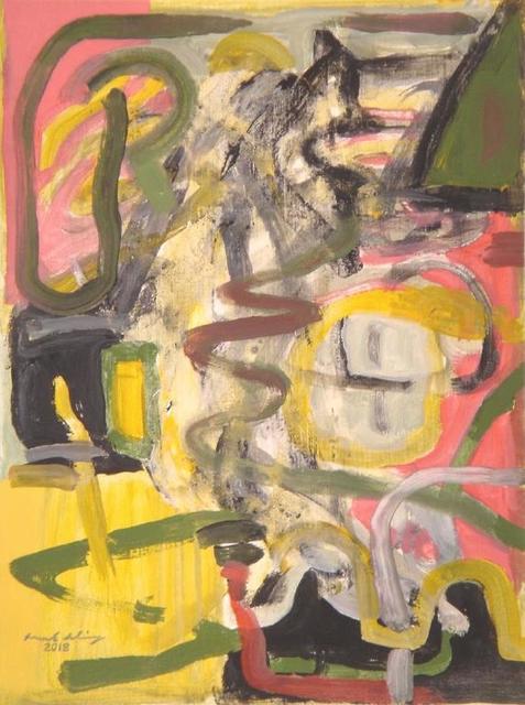 477x640 Mark Schwing Artwork Gestalt Number 4 Original Painting Acrylic - Number 4 Painting