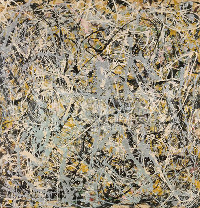 400x416 Number 4 Jackson Pollock Painting - Number 4 Painting