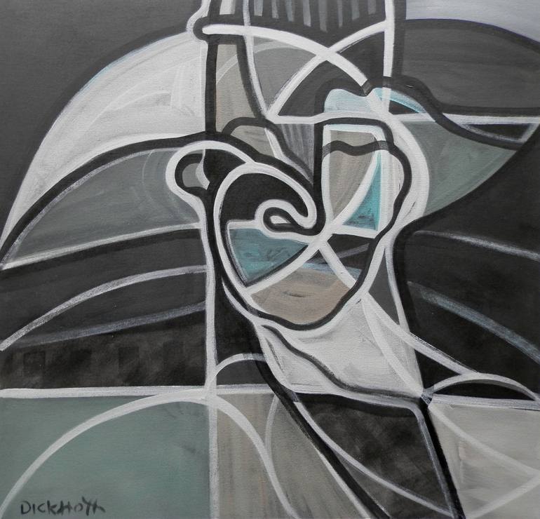 770x740 Saatchi Art Number 4 Painting By Robert Dickhoff - Number 4 Painting