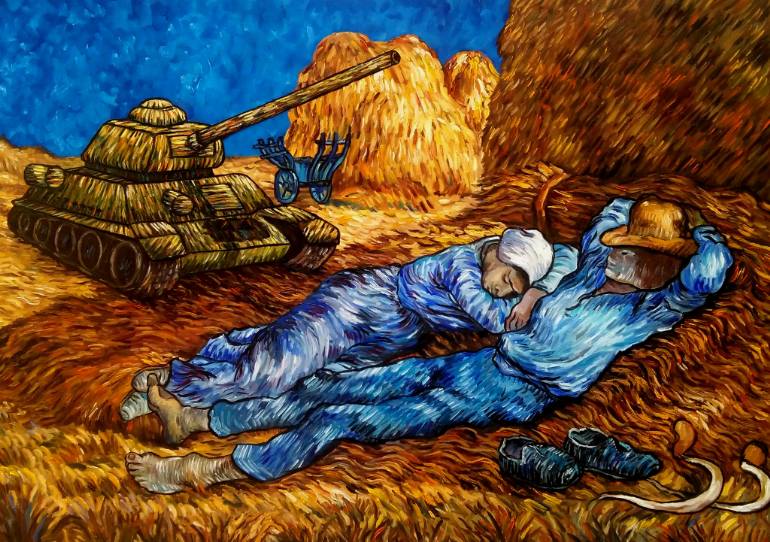 770x542 Saatchi Art Vincent's Bewilderments (Number 5) Painting By Parisa - Number 5 Painting