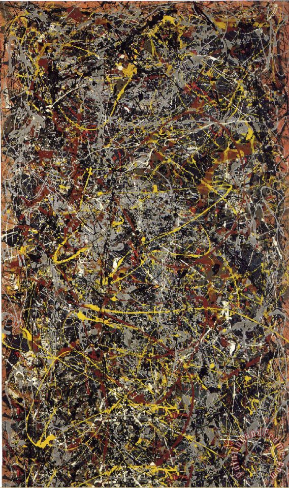 569x960 Jackson Pollock No 5 1948 Painting - Number 5 Painting