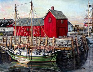 300x232 Motif 1 Paintings Fine Art America - Number One Painting