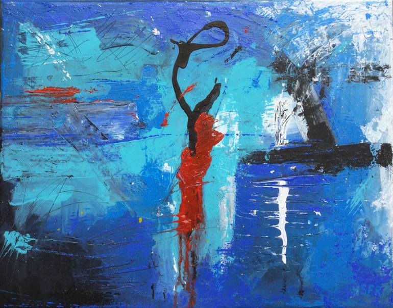 770x604 Saatchi Art Number One Painting By Stepheny Frazier Rodriquez - Number One Painting